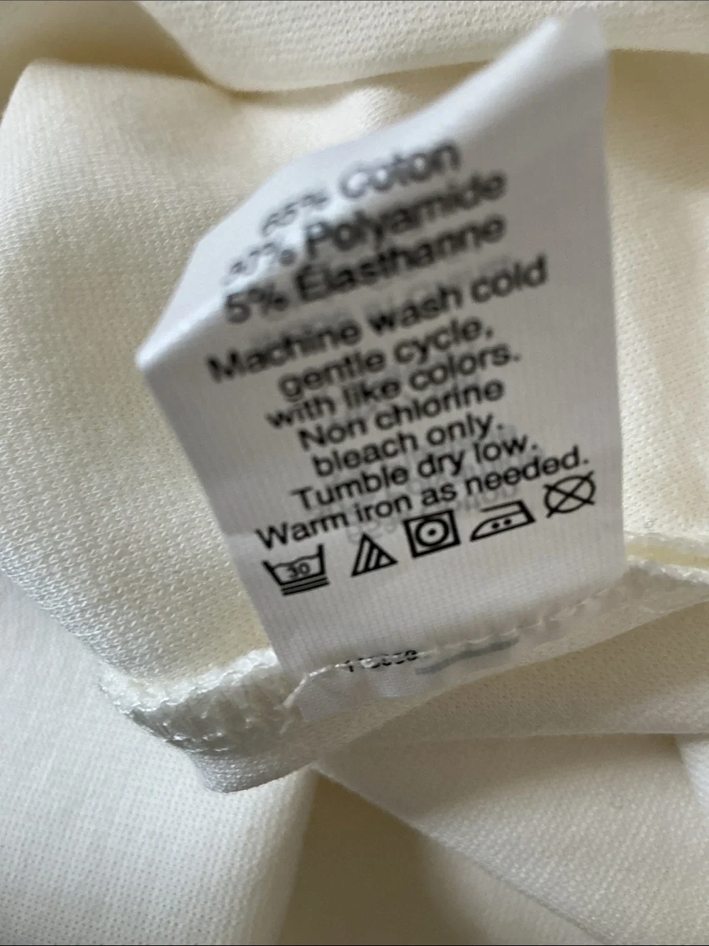 J. CREW Lace-Up White Short Sleeve Tee